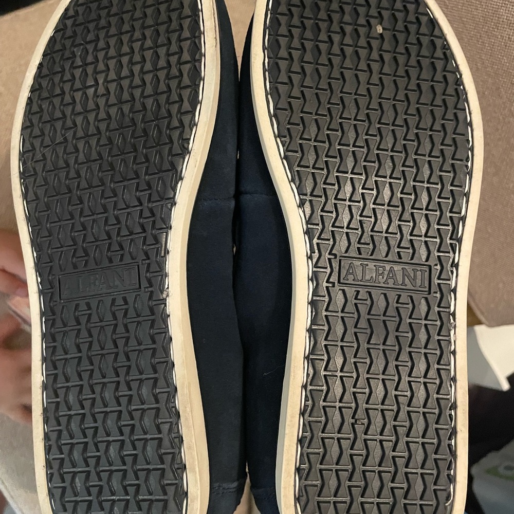 Alfani Men's Dark Blue Suede Loafers - Picture 2 of 2